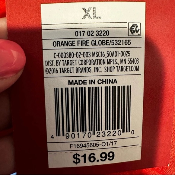 NWT Mossimo Supply Co. Orange Tank Top - Size XL - Picture 6 of 6